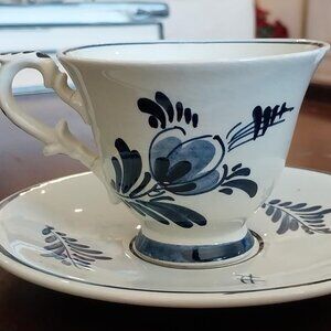 Delft teacup and saucer